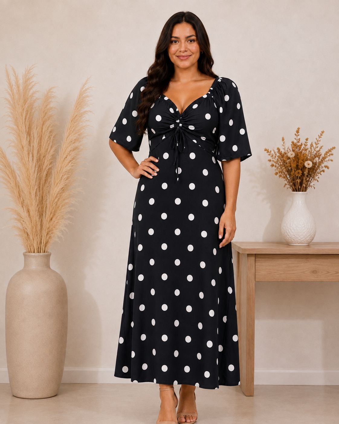 Vestido Poá